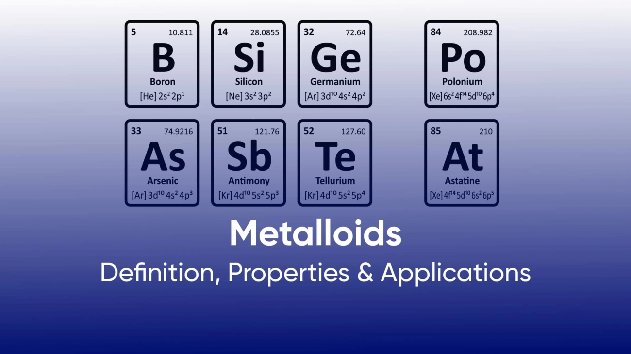 Common Metalloids Properties and Uses